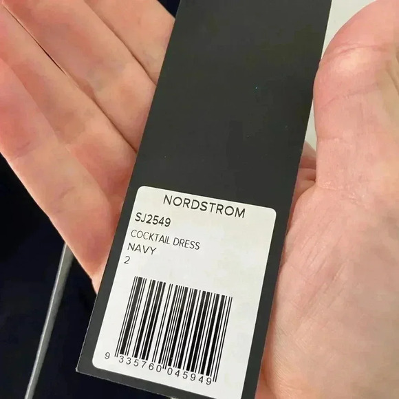 NWT Shona Joy Navy Cocktail Dress size US 2 - Picture 8 of 12